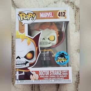 Funko Pop Marvel Doctor Strange Ghost Rider Exclusive